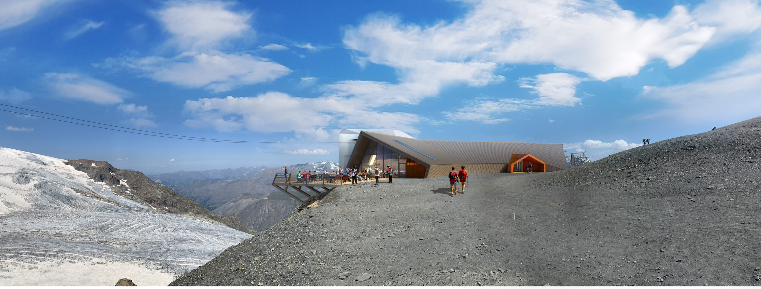 Téléphérique La Grave 3200-3600 m : réhabilitation, création cuisine centrale, restaurant, glaciorium