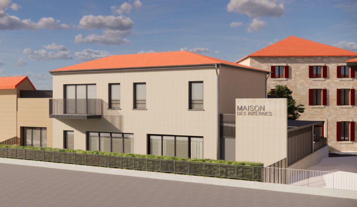 Construction de la Maison des Internes à Meysse (07)