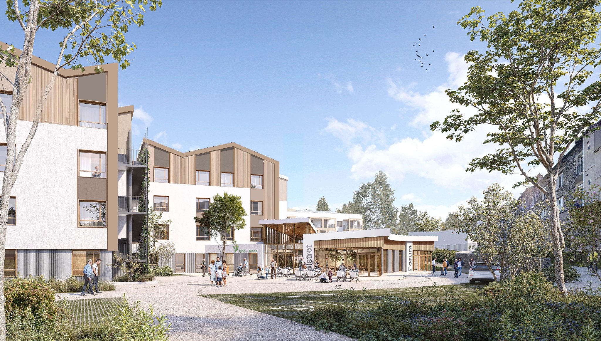 Cité des Aines à Firminy (42) – EHPAD 167 lits & Residence Autonomie 70 logements -80 résidents